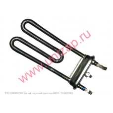 ТЭН 1900W, короткий L-160мм., гнутый, без отверстия ТЭН 1900W, короткий L-160мм., гнутый, без отверстия