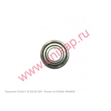 Подшипник 15х35х11 (6 202 ZZ) SKF, в/з 002599, 49029829 Подшипник 15х35х11 (6 202 ZZ) SKF, в/з 002599, 49029829