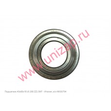 Подшипник 40х80х18 (6 208 ZZ) SKF, в/з 49030794 Подшипник 40х80х18 (6 208 ZZ) SKF, в/з 49030794
