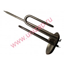 ТЭН 2500W/230V (1500W+1000W) нерж., в/з 65150909 ТЭН 2500W/230V (1500W+1000W) нерж., в/з 65150909