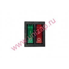 Выключатель двухклавишный 16А/250V Выключатель двухклавишный 16А/250V