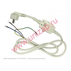 Кабель электрический с УЗО 16А/230V контакт под винт Кабель электрический с УЗО 16А/230V контакт под винт