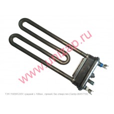 ТЭН 1500W, средний L-190мм., прямой, без отверстия ТЭН 1500W, средний L-190мм., прямой, без отверстия