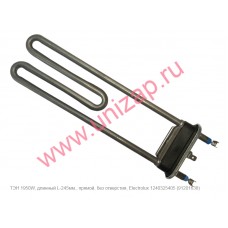 ТЭН 1950W, длинный L-245мм., прямой, без отверстия ТЭН 1950W, длинный L-245мм., прямой, без отверстия